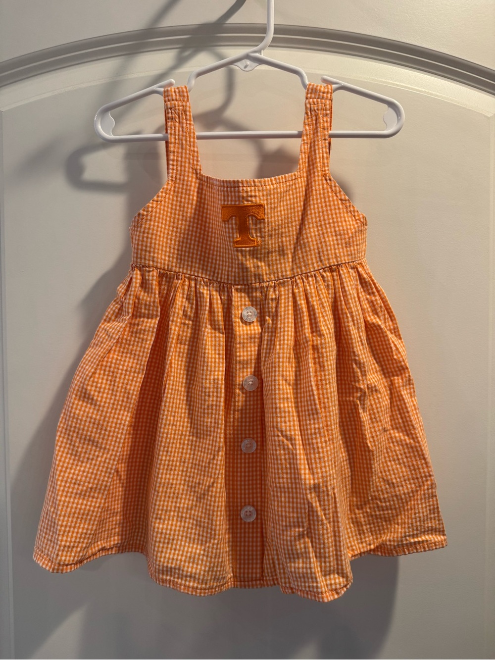 Tennessee Volunteers Toddler 2T Smocked Sundress with Embroidered Power T